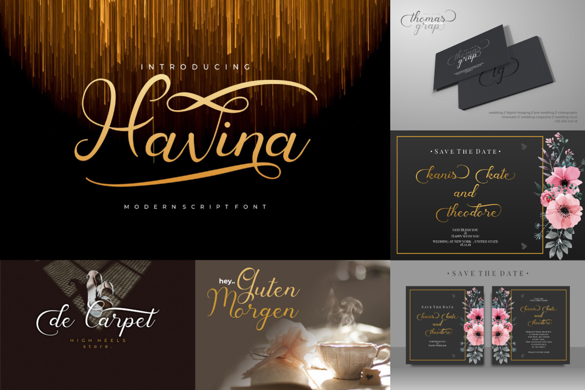Best Beautiful Script Font Bundle, a Script Font by PutraCetol Studio (Photo 3 of 23)