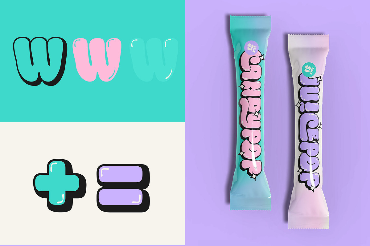 Choret Fudyng Bubble Typeface, a Symbol Font by alit design (Photo 15 of 25)