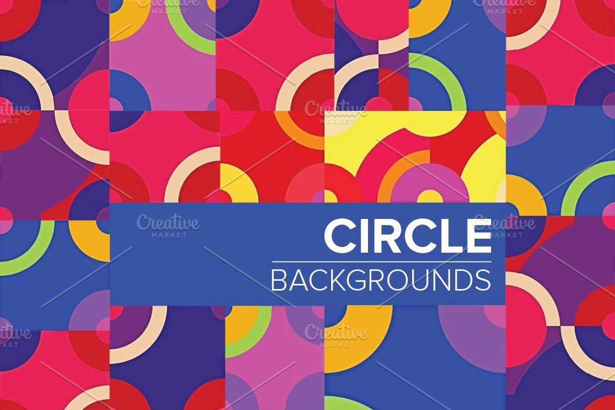 Abstract circle backgrounds, a Background Graphic by dotstudio (Photo 1 of 11)