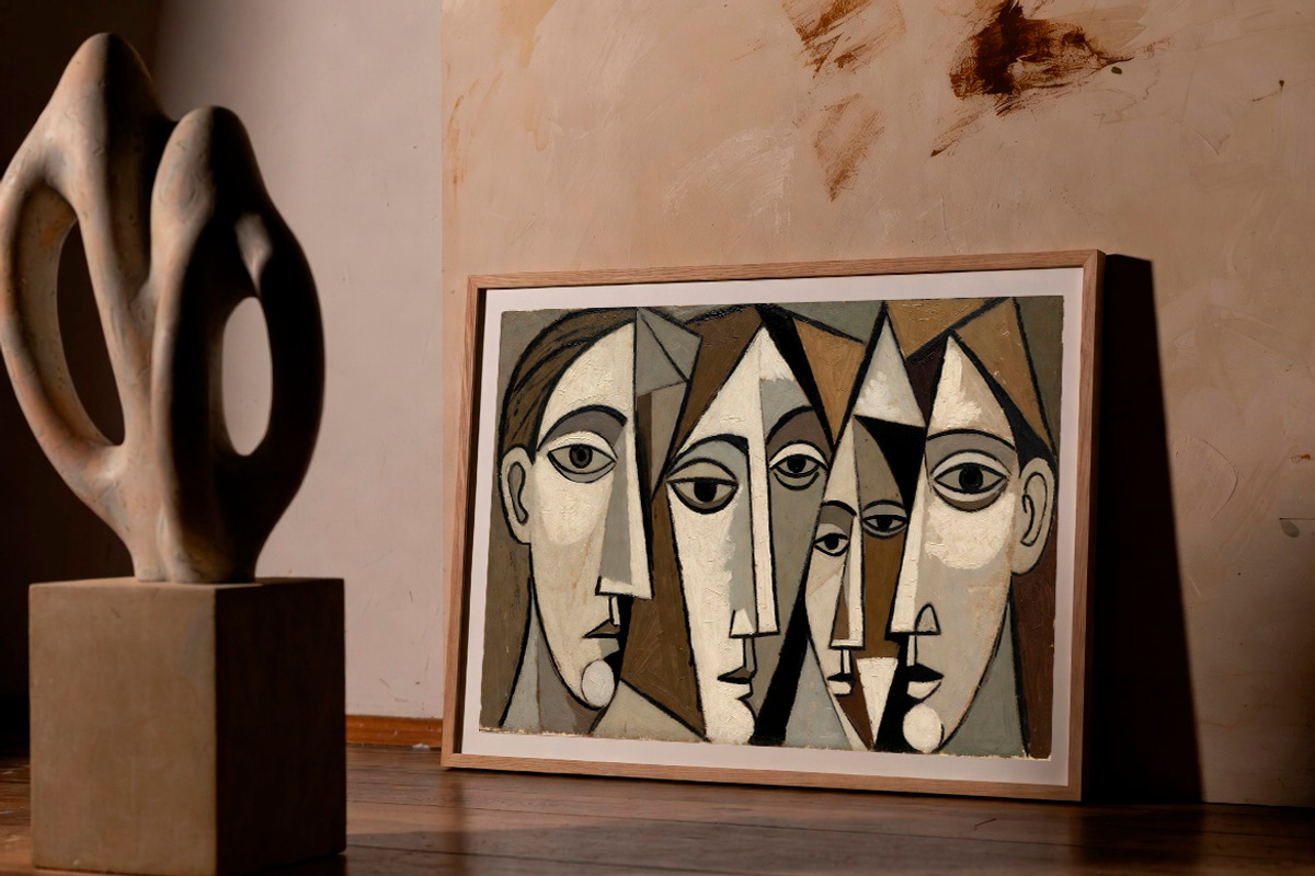 Cubism Collection.Printable Wall Art, a Decorative Illustration by O m N i  Studio (Photo 5 of 17)