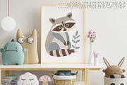 watercolor woodland animal clipart, an Animal Illustration by Pink Studio Art (Thumbnail 14 of 14)