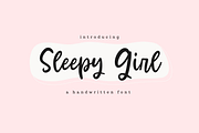 Sleepy Girl Font, a Handwritten Font by etigletters (Thumbnail 1 of 7)