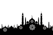 Beautiful Ramadan mosque silhouette, an Illustration by Amazin_art (Thumbnail 6 of 31)