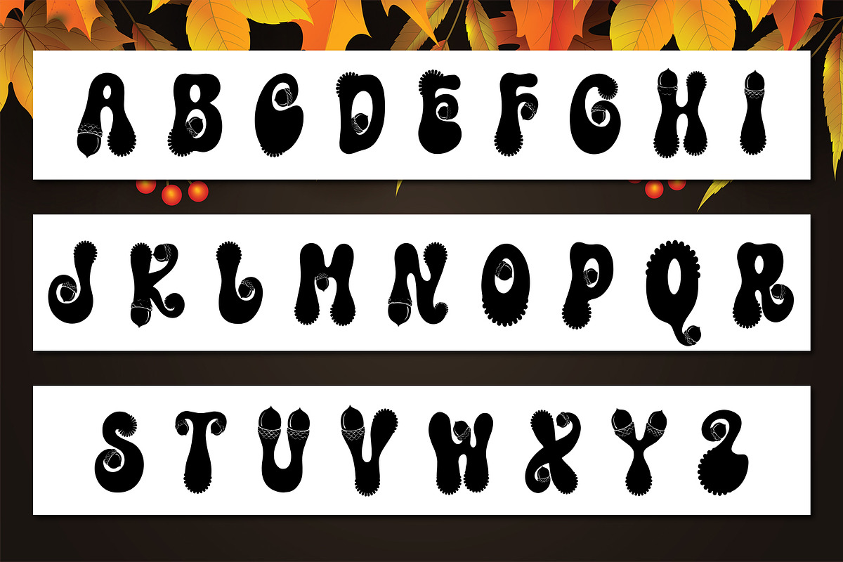 AcornSpecial font, a Symbol Font by danbamstore (Photo 4 of 7)