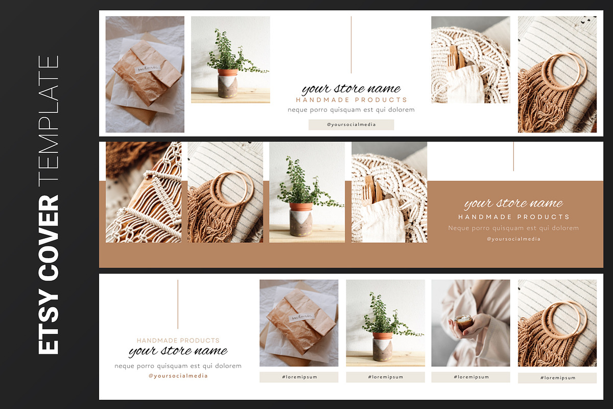 Canva ETSY Banner Template, a Templates & Theme by illycreative (Photo 4 of 9)