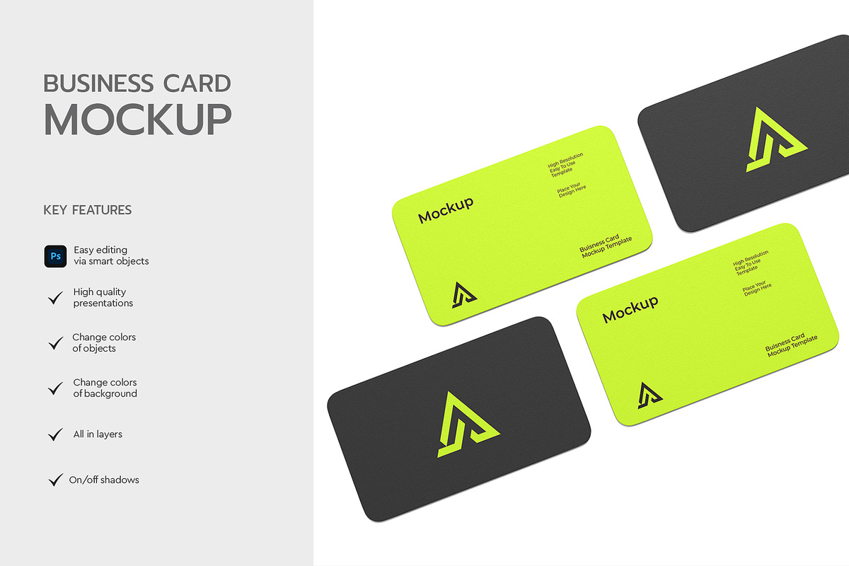 Business Card Mockup Collection, a Product Mockup by graphypix (Photo 2 of 4)
