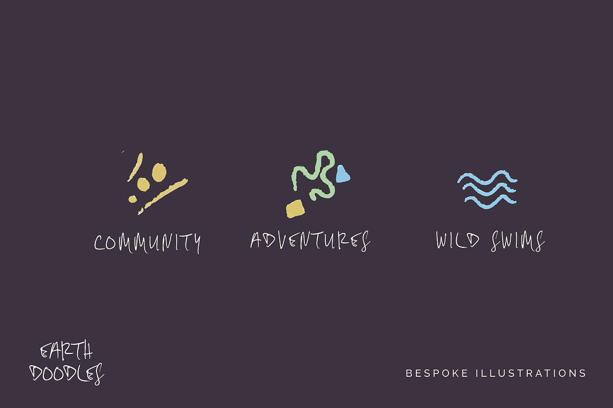 Earth Nature Sketch Doodle Icons, a Solid Icon by CreativeWilderness (Photo 10 of 13)