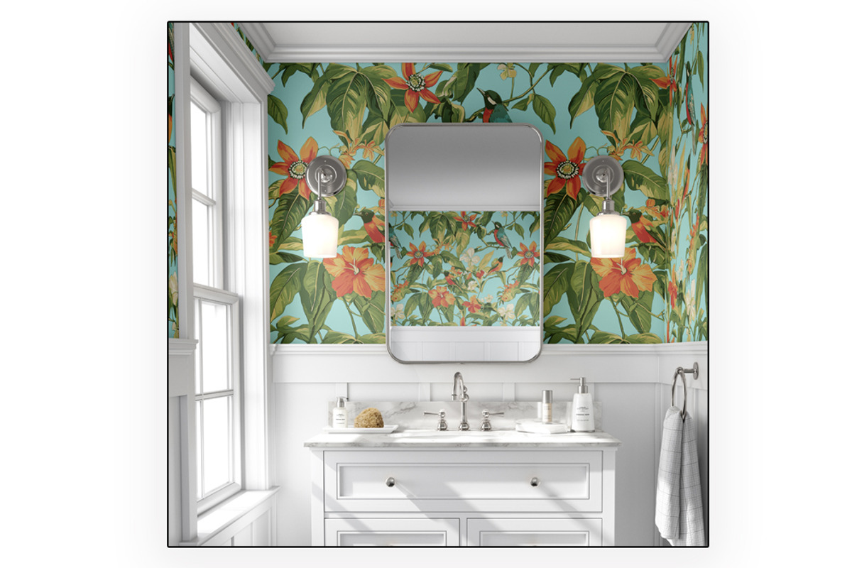 Tropiflora - Tropical Floral Pattern, an Illustration by Brush Berry Studios (Photo 5 of 5)