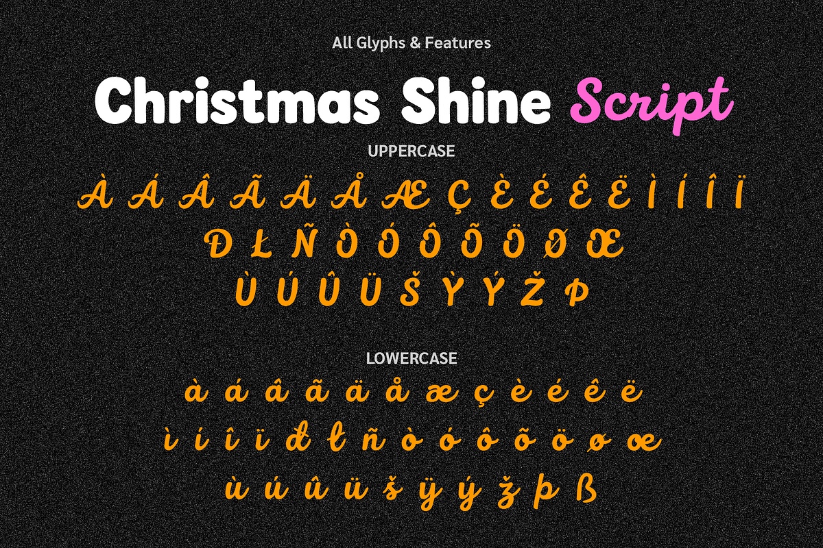 Christmas Shine, a Handwritten Font by BBtypeStudios (Photo 24 of 24)