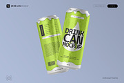 Drink Can Mockup, a Cups & Container Mockup by VanillineGraph (Thumbnail 1 of 3)