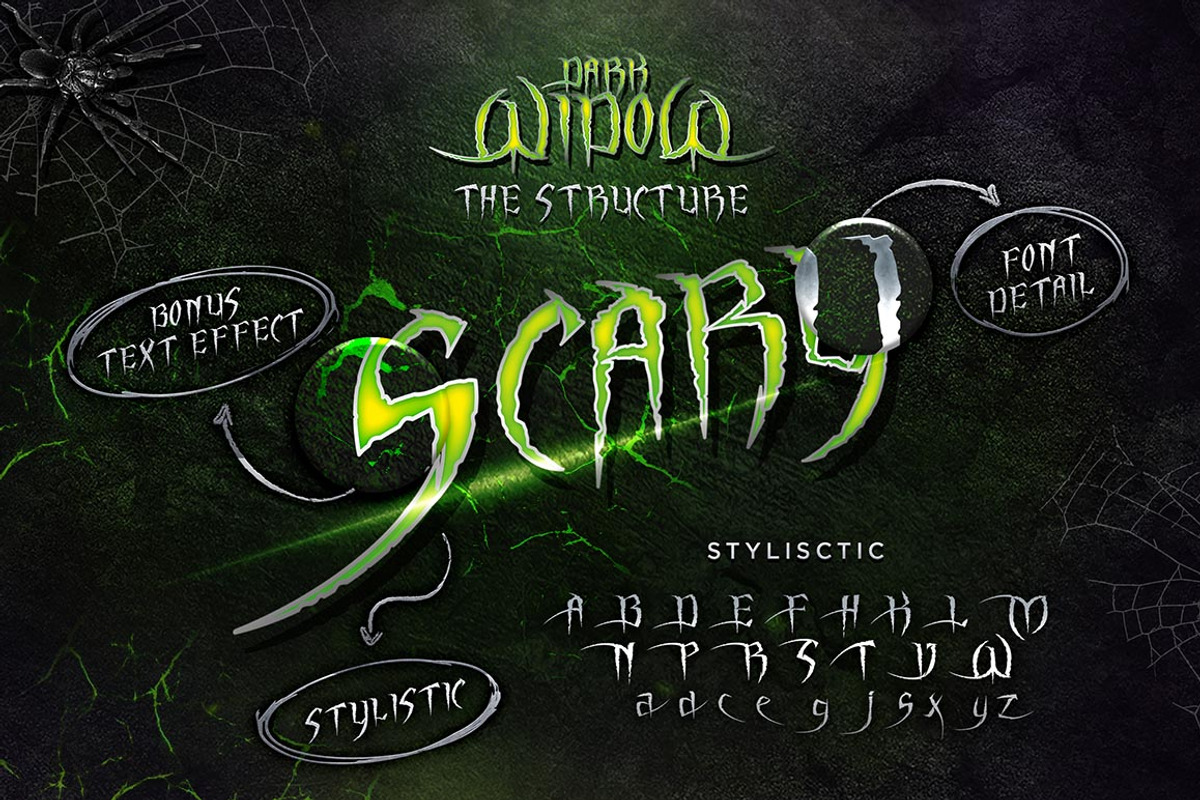 Dark Widow + Bonus Text Effect preview 3