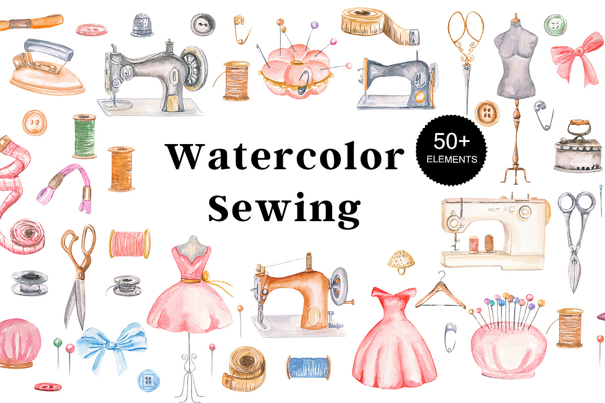 Watercolor Whole Shop Bundle, an Illustration by Kaya Fonts (Photo 14 of 19)