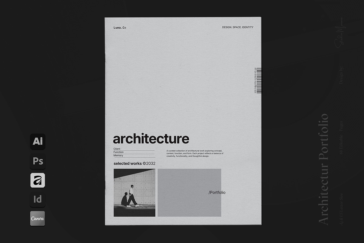 Architecture Portfolio Template, a Brochure Template by Studio Monova (Photo 2 of 33)
