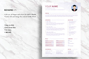 Simple Resume Template | CV Template, a Resume Template by Blue Digital Studio (Thumbnail 2 of 2)