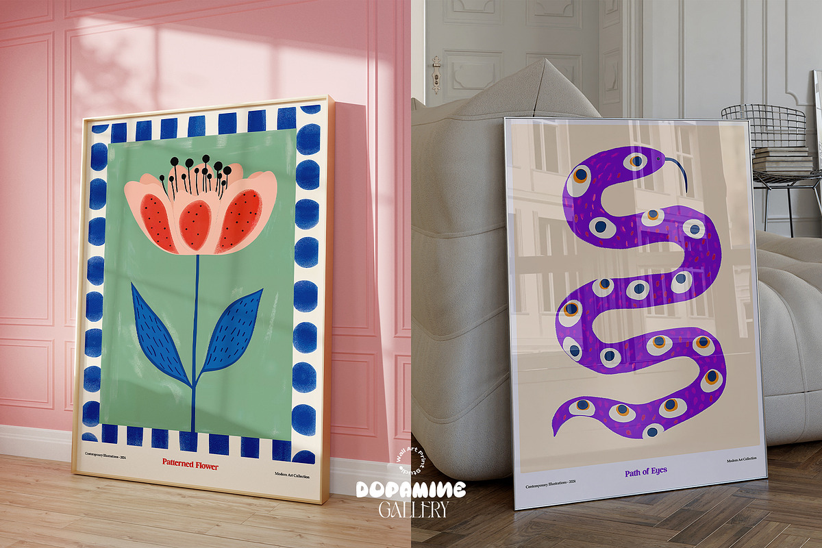 Dopamine Gallery Bundle, a Graphic by Wall Art Print Studio (Photo 4 of 25)