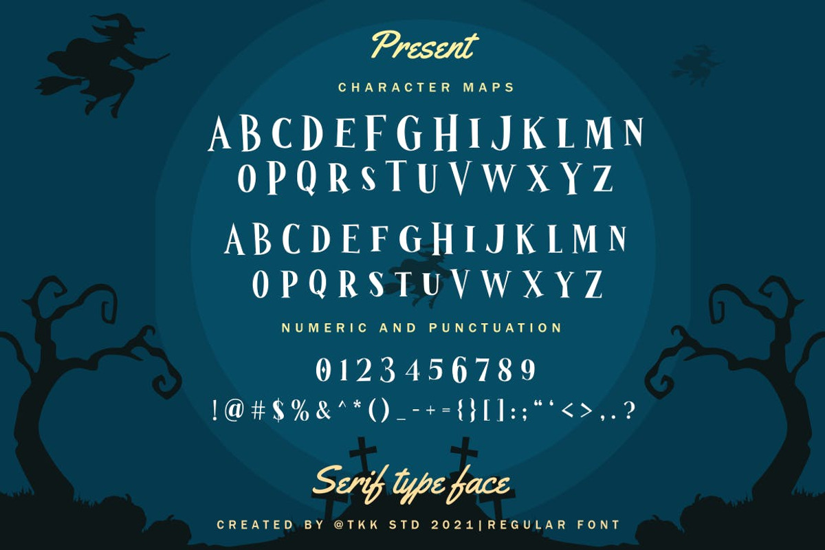 Wizardry Night - Movie Font, a Serif Font by tokokoo (Photo 4 of 12)