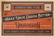 Aspernatur Vintage Family, a Serif Font by wubstudio (Thumbnail 3 of 13)