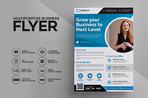 Corporate Flyer 07, a Flyer Template by Arslan