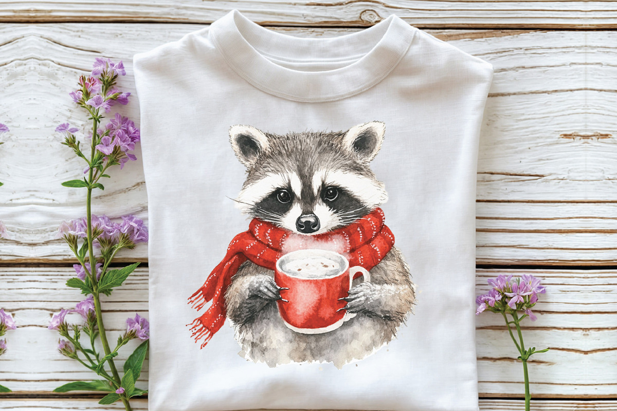 Cute Christmas Critters Clipart, an Illustration by CraftArtStudio (Photo 5 of 6)
