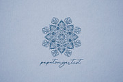 Watercolor & Gold Floral Mandala, a Decorative Illustration by Papatongartist (Thumbnail 9 of 9)