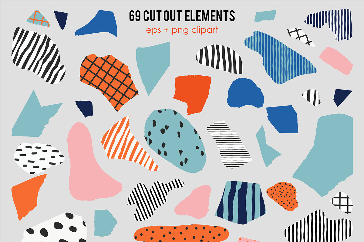 Cutout Patterns & Elements, a Wallpaper Graphic by Bosotochka♥Art (Photo 6 of 13)