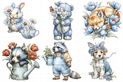 Whimsical Spring Animal Clipart Bund, an Illustration by Daily.Designs (Thumbnail 3 of 7)