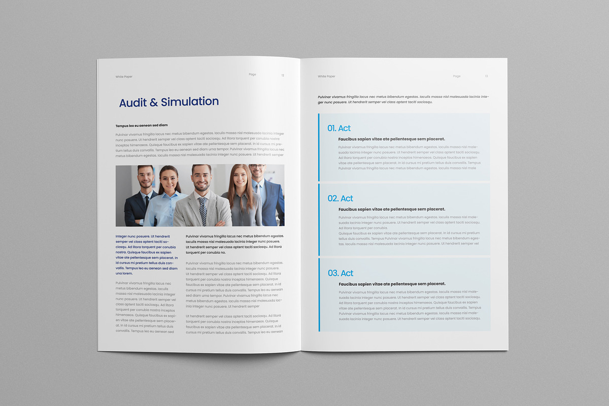 White Paper Template | Word & Canva, a Brochure Template by HiveArts (Photo 7 of 13)