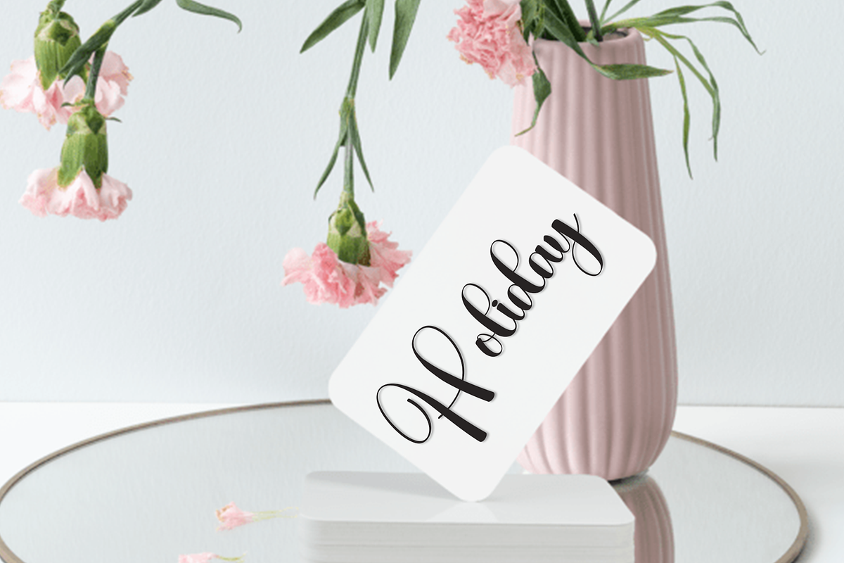 Beauty Calligraphy, a Handwritten Font by InermediaSTUDIO (Photo 3 of 8)