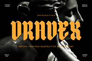Dravex - Sign Modern Blackletter, a Blackletter Font by roomspace creative lab (Thumbnail 1 of 10)