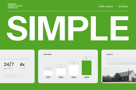 S1mple Presentation Template, a Presentation Template by MNML Agency