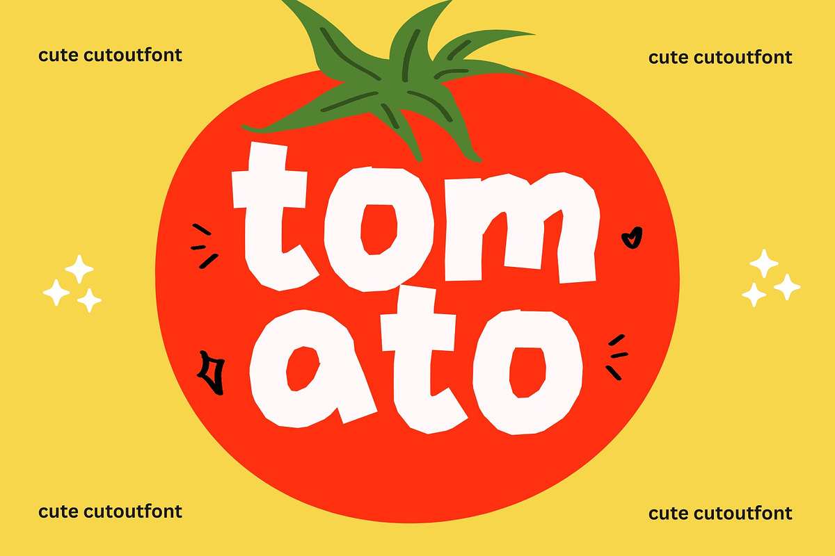 tomato font - handmade sans serif, a Sans Serif Font by Ashiya Pixel (Photo 10 of 10)