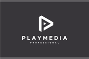 Play Media - Letter P Logo, a Branding & Logo Template by yopie (Thumbnail 2 of 3)