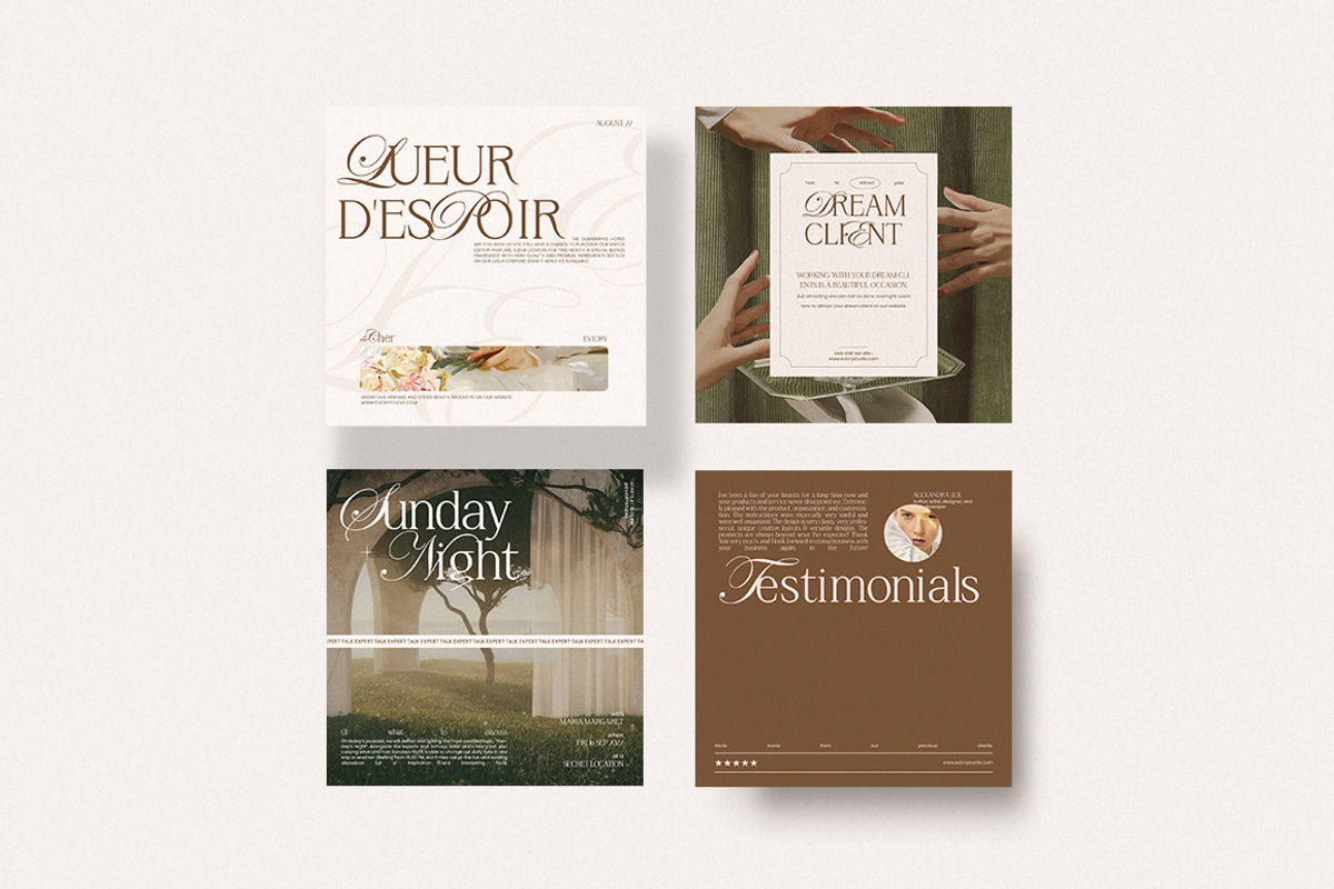 de Cher / Social Media Pack CANVA PS, a Social Media Template by Eviory (Photo 10 of 14)