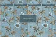 Vintage Floral Pattern Collection, a Pattern Graphic by MouseGrey (Thumbnail 3 of 9)