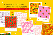 CHAMPAGNE & TANGERINES-patterns pack, an Illustration by Yashroom (Thumbnail 2 of 6)