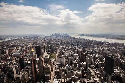 New york city skyline stock photo containing nyc and new york, an Architecture Photo by radredcreative