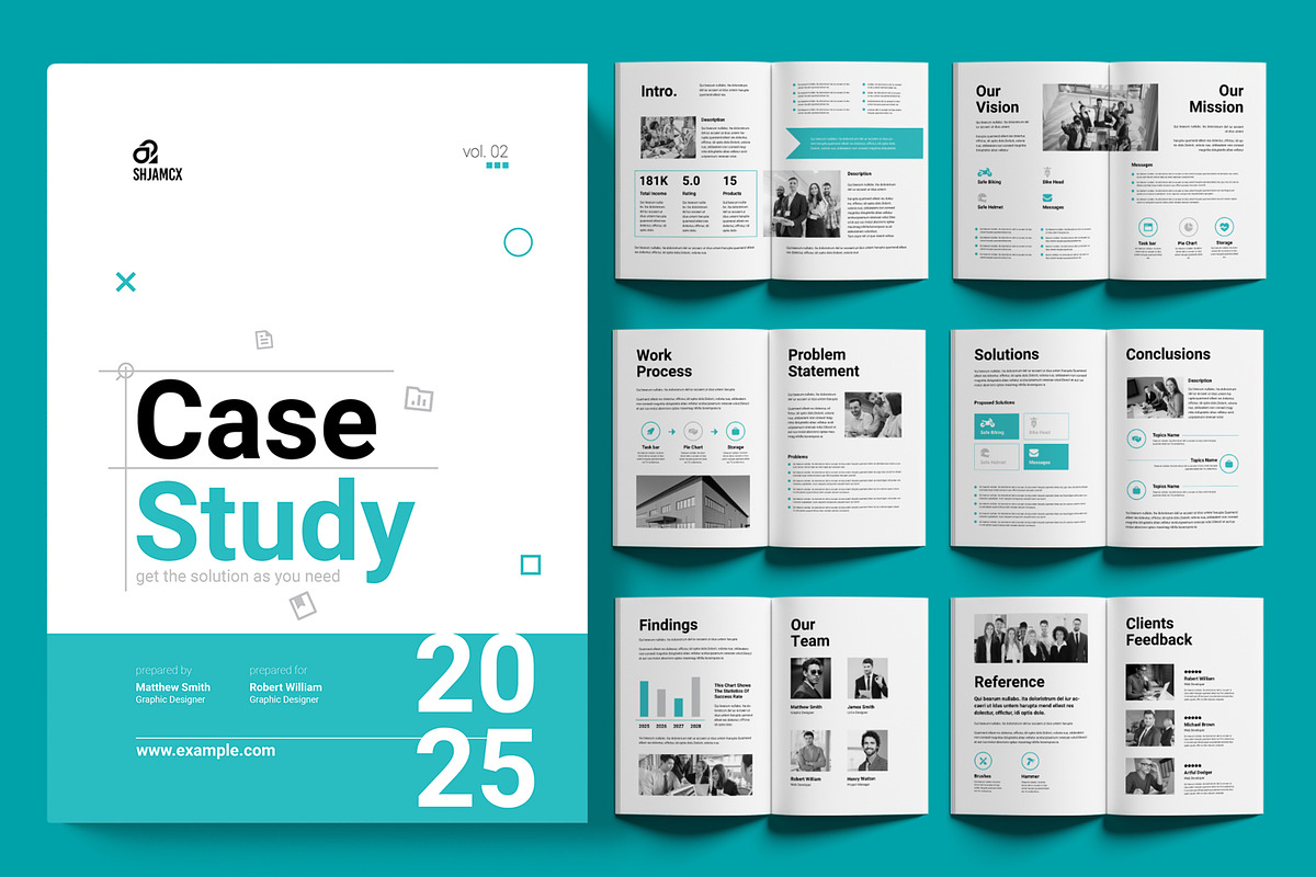 Professional Case Study Booklet, a Brochure Template by ContestDesign (Photo 1 of 3)
