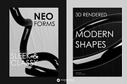 Neo Forms Abstract 3D Elements, a Graphic by Youandigraphics (Thumbnail 3 of 15)