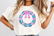 Pink Nautical Clipart, an Illustration by Libby Wishes (Thumbnail 3 of 7)