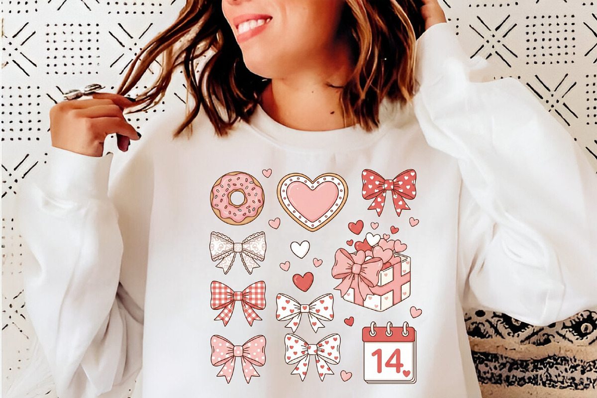 Valentine Coquette Bow Png, an Illustration by SinaCreation (Photo 6 of 10)