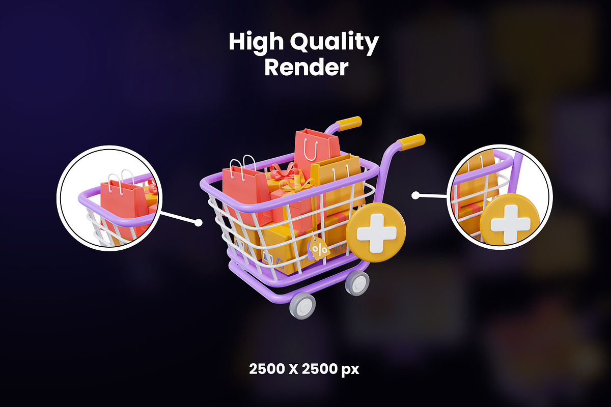 E-Commerce 3D Icon Pack, an Object Graphic by Artnivora.Std (Photo 2 of 4)