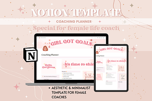 Notion Coaching Planner Template