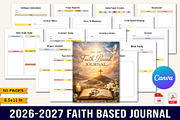 26–2027 Faith-Based Journal Planner, a Stationery Template by Designmela01 (Thumbnail 1 of 10)