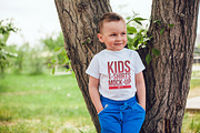Kids T-Shirt Mock-Up Vol 1, a Shirt Mockup by Freeman Studio (Thumbnail 10 of 10)