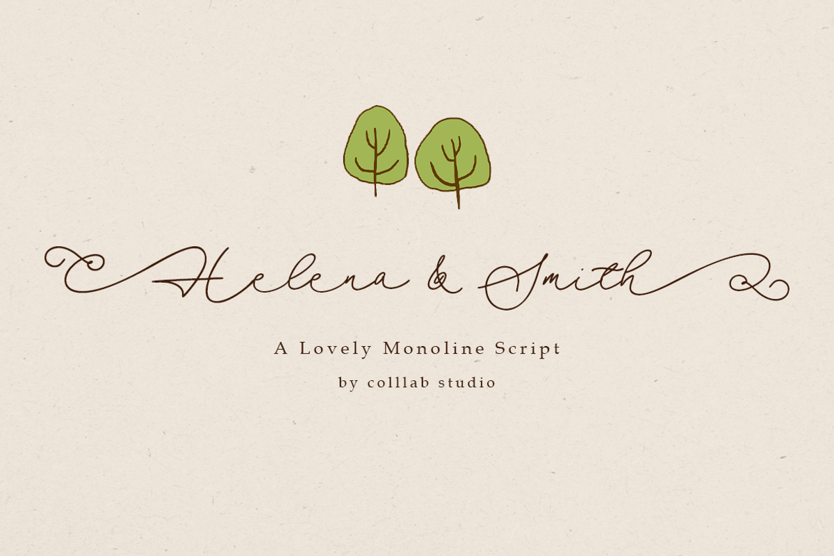 Helena and Smith | A Lovely Script, a Script Font by Colllab Studio (Photo 1 of 14)