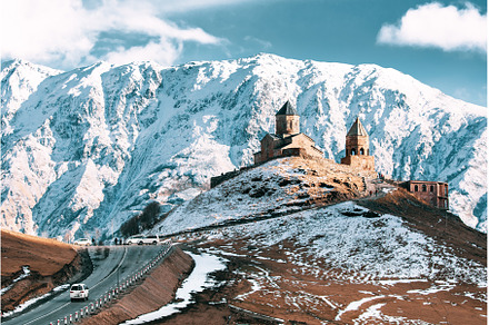 Stepantsminda, Georgia. Famous, an Architecture Photo by Our Amazing World