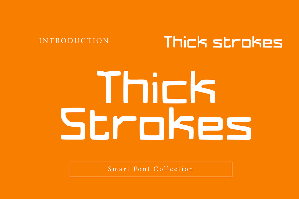 Thick strokes, a Serif Font by Wow Magic (Photo 1 of 3)
