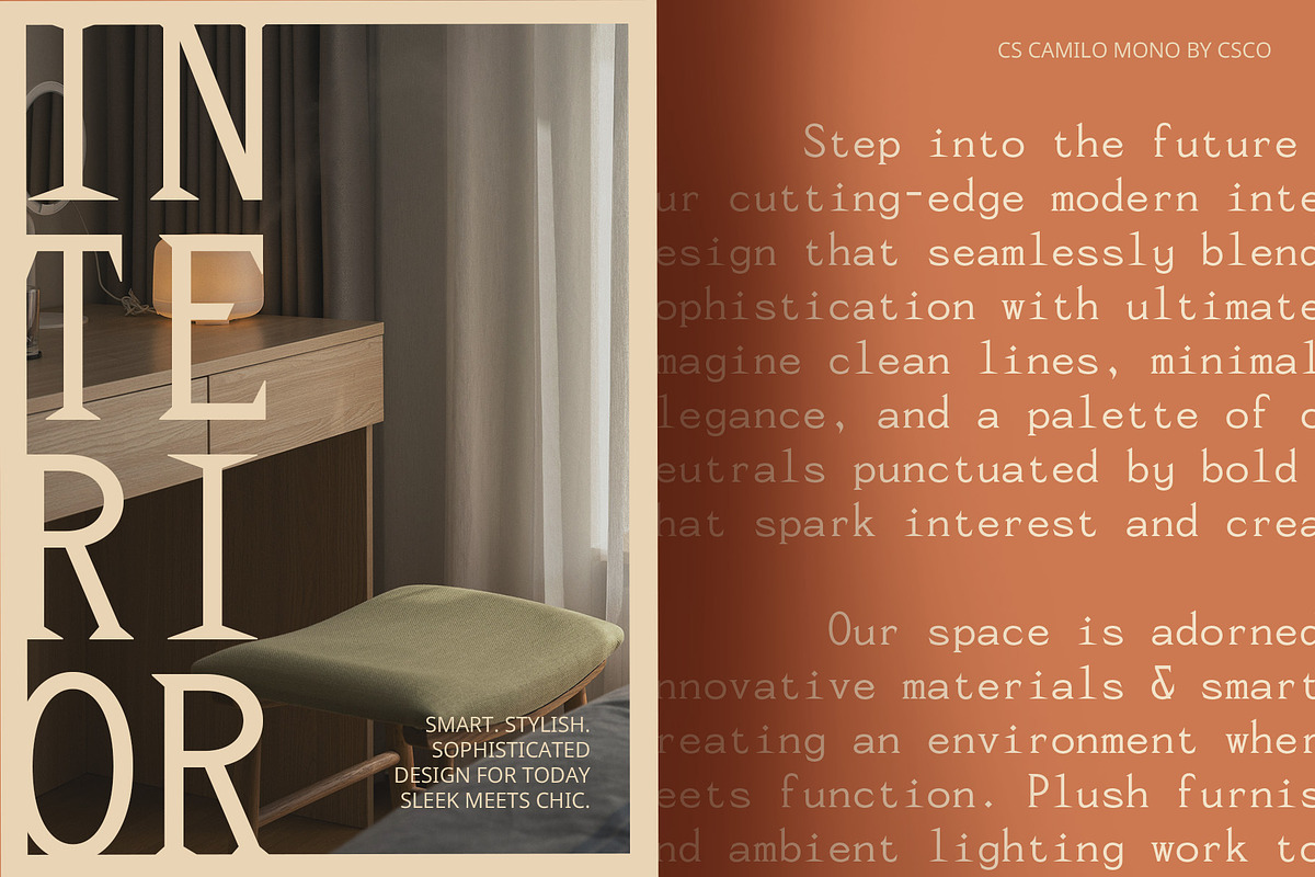 CS Camilo Mono – Monospaced Font, a Sans Serif Font by Craft Supply Co. (Photo 3 of 8)