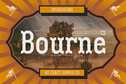 CS Bourne – Tuscan Font, a Serif Font by Craft Supply Co. (Thumbnail 1 of 8)
