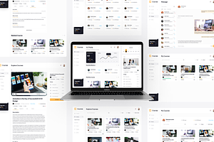 Coursea - Course Dashboard UI Kit